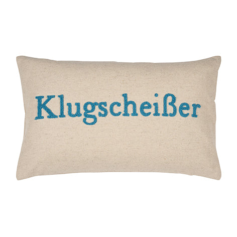 Kissenhülle "Klugscheißer"
