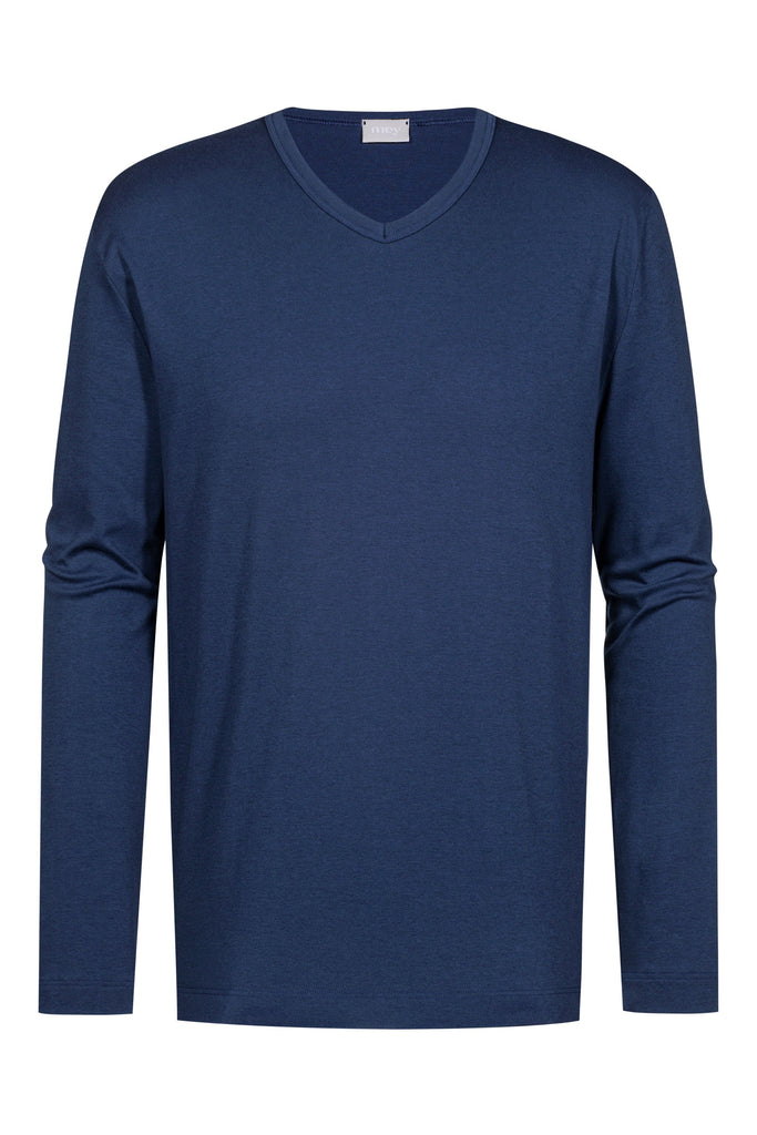 Langarm Shirt SOLID NIGHT