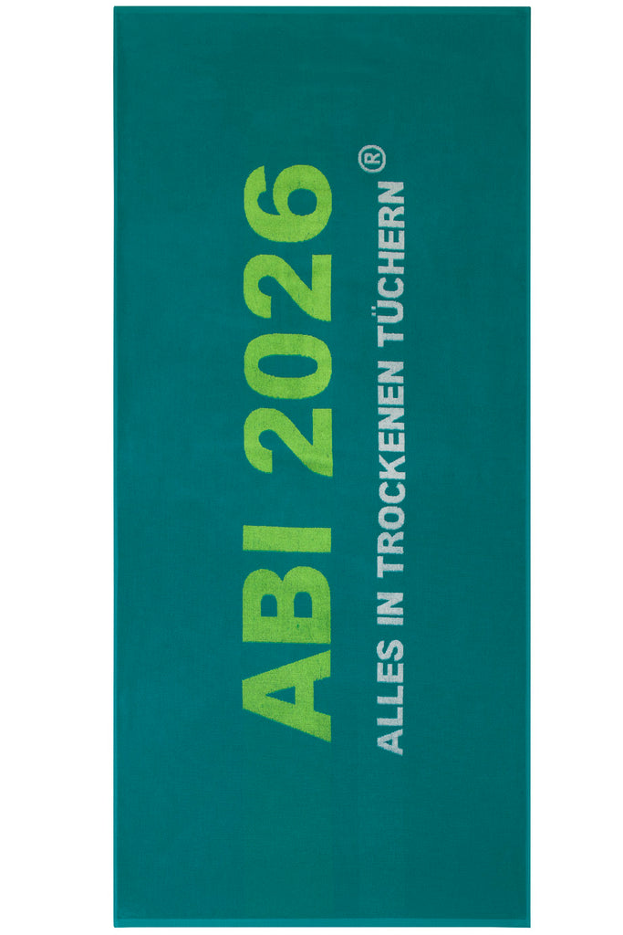 Strandtuch ABI 2026 - ALLES IN TROCKENEN TÜCHERN